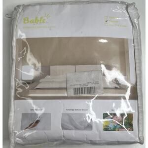 NWT Bable Waterproof Mattress Cover 28”x52”x9” White
